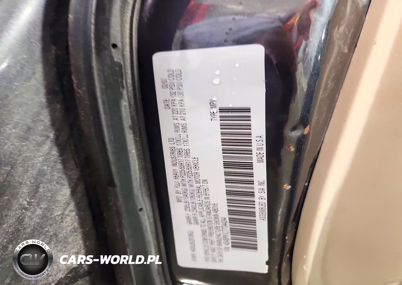 2007 Subaru Outback Outback 2.5I VIN:4S4BP61C777344244 - 12