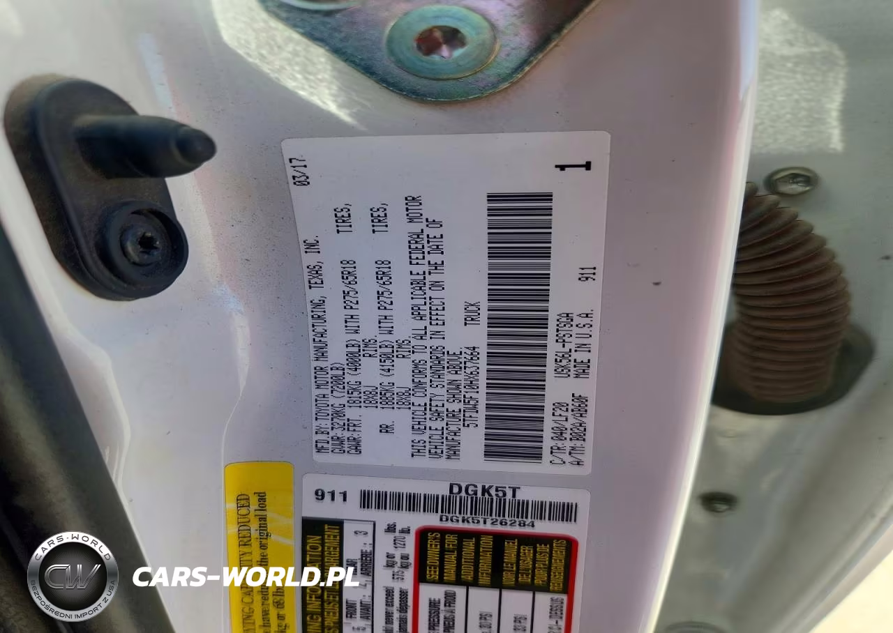 2017 Toyota Tundra Trd Pro VIN:5TFDW5F10HX637664 - 13