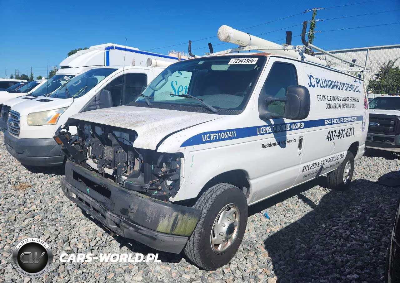 2008 Ford E250 Delivery Van VIN:1FTNE24W98DA12895 - 1