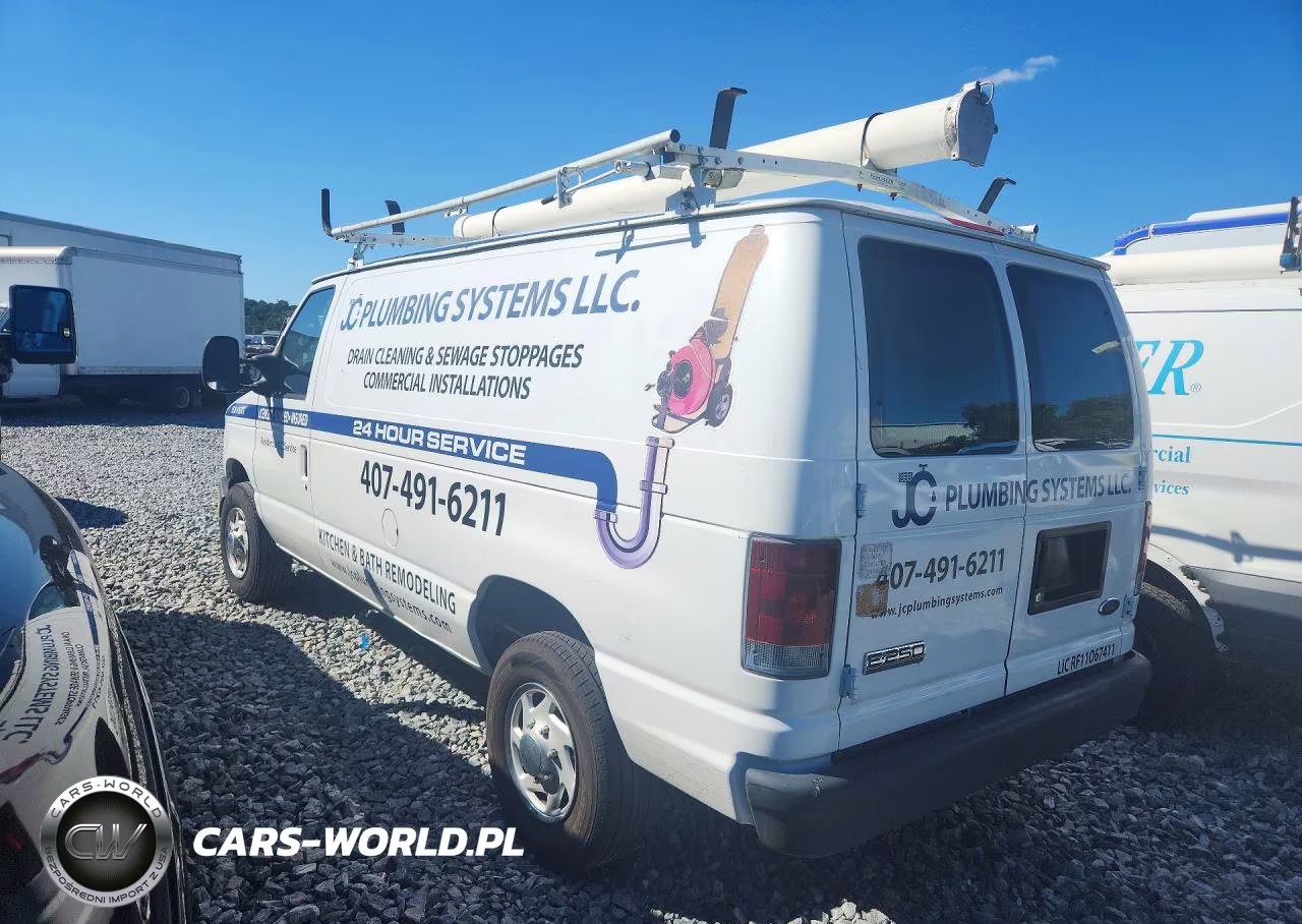 2008 Ford E250 Delivery Van VIN:1FTNE24W98DA12895 - 2