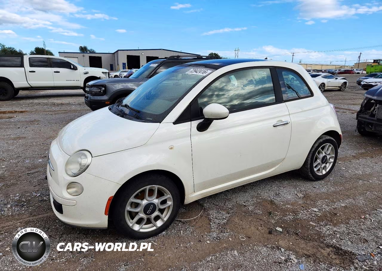 2012 Fiat 500 Pop VIN:3C3CFFAR2CT127324 - 1