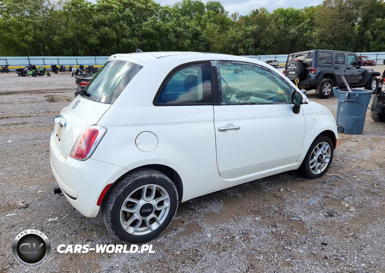 2012 Fiat 500 Pop VIN:3C3CFFAR2CT127324 - 3