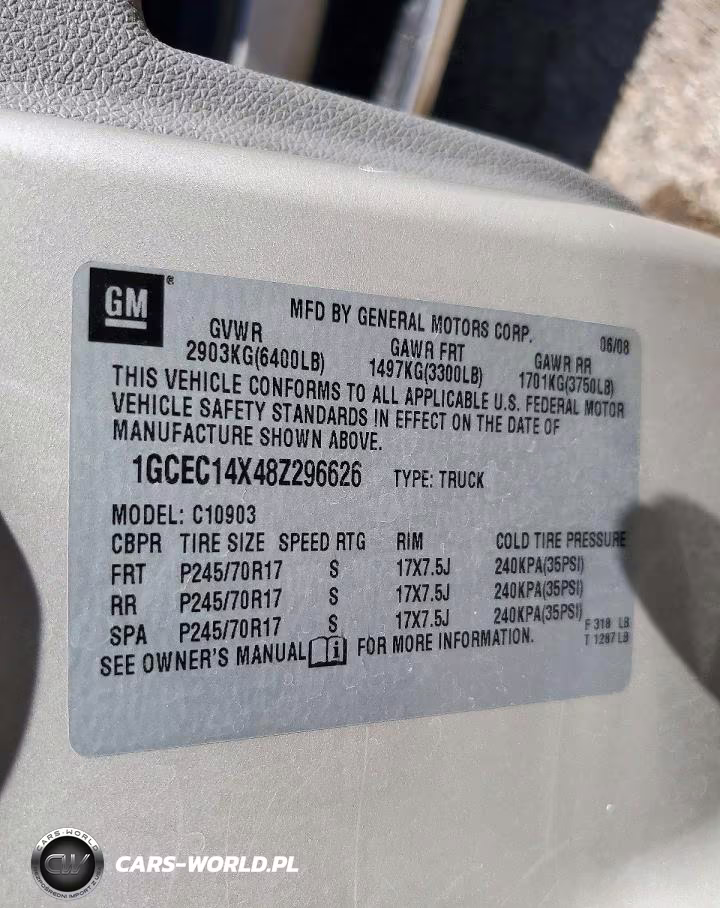 2008 Chevrolet Silverado C1500 VIN:1GCEC14X48Z296626 - 13