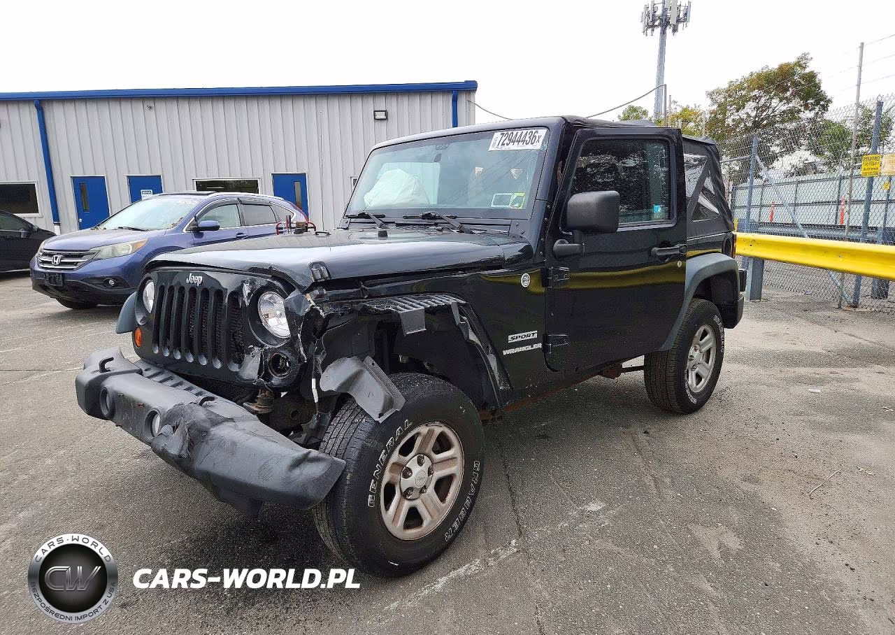 2012 Jeep Wrangler Sport VIN:1C4AJWAG6CL256470 - 1