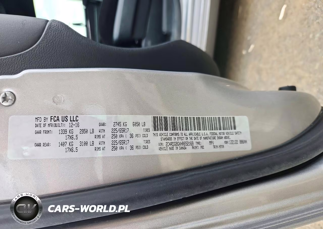 2017 Dodge Grand Caravan Se VIN:2C4RDGBGXHR652169 - 14