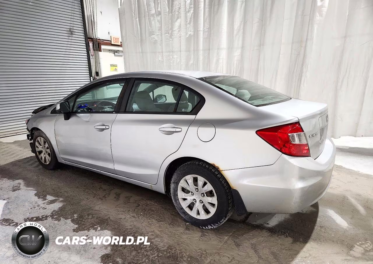 2012 Honda Civic Lx VIN:2HGFB2F51CH314809 - 2