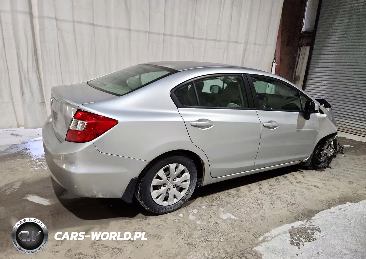2012 Honda Civic Lx VIN:2HGFB2F51CH314809 - 3
