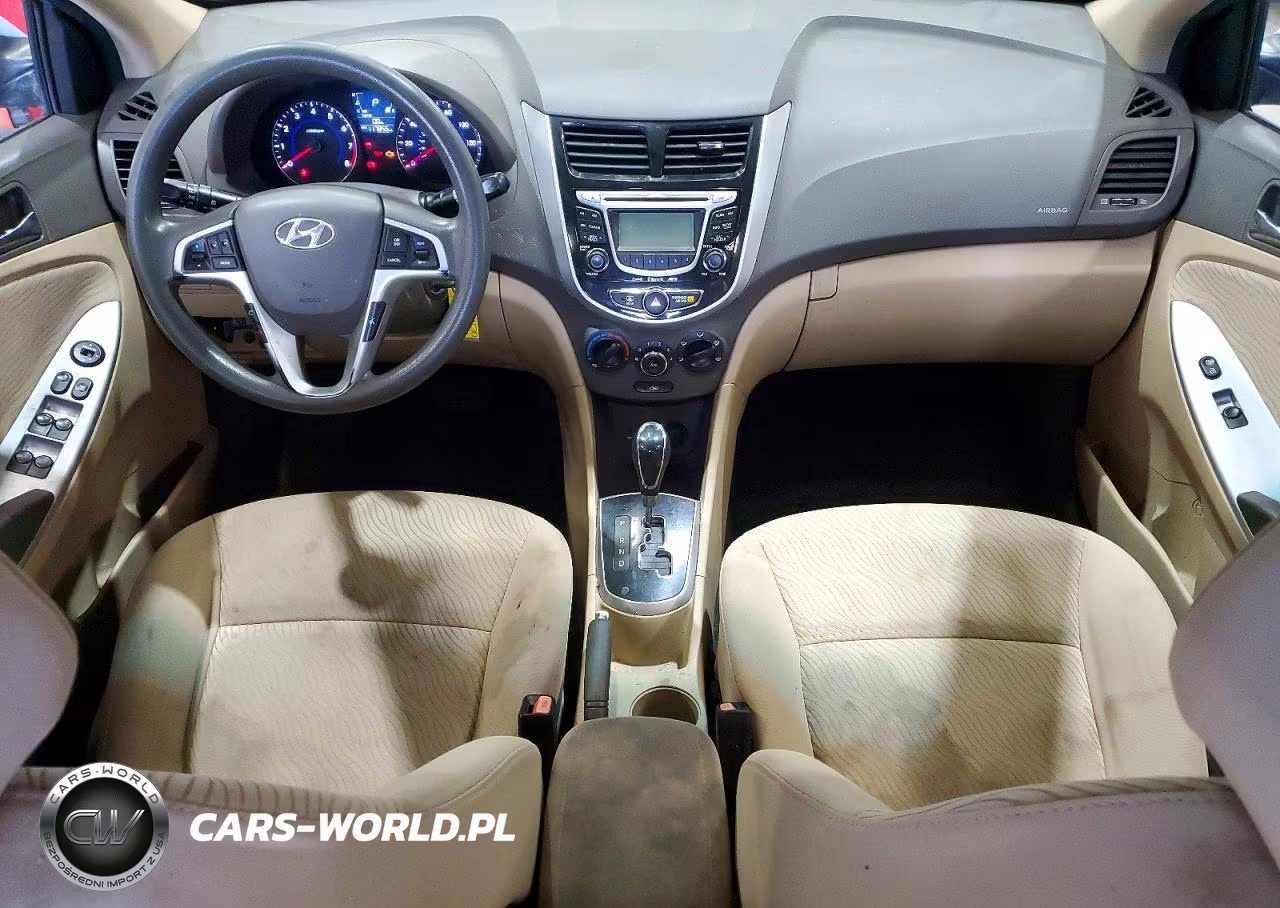 2012 Hyundai Accent Gls VIN:KMHCU4AEXCU070648 - 8