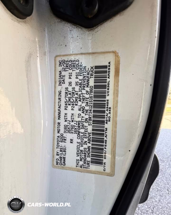 2001 Toyota Tundra Sr5 VIN:5TBRT34121S167860 - 10