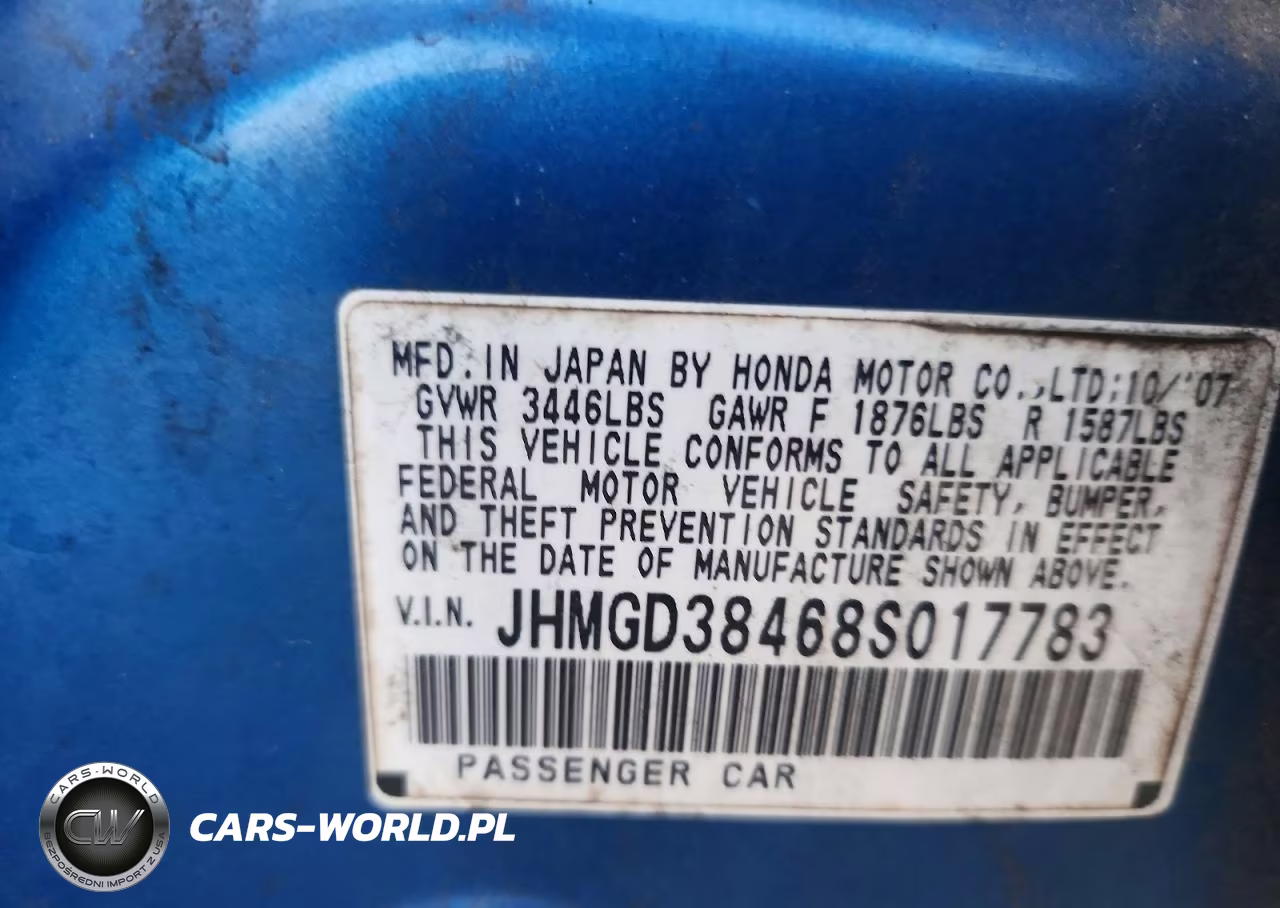 2008 Honda Fit VIN:JHMGD38468S017783 - 12