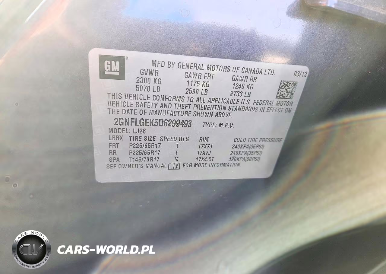 2013 Chevrolet Equinox Ltz VIN:2GNFLGEK5D6299493 - 13