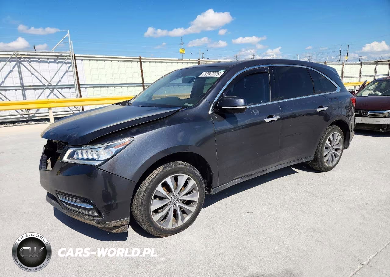 2016 Acura Mdx Technology VIN:5FRYD3H47GB014505 - 1
