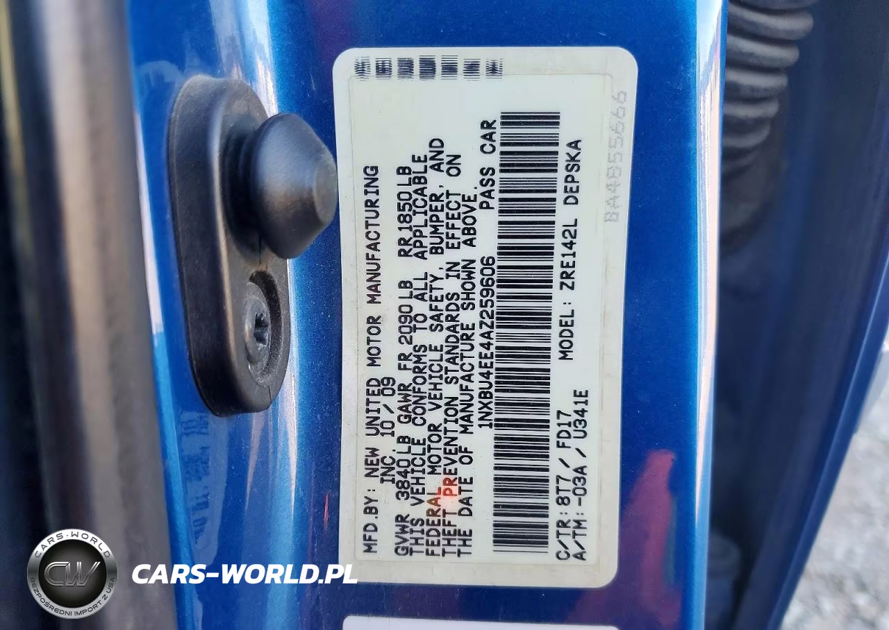 2010 Toyota Corolla S VIN:1NXBU4EE4AZ259606 - 12