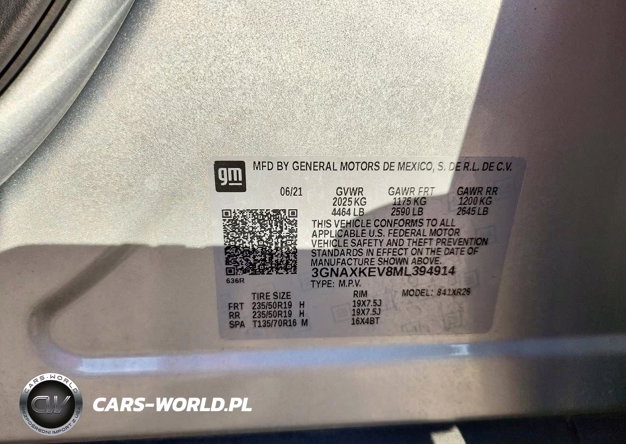 2021 Chevrolet Equinox Lt VIN:3GNAXKEV8ML394914 - 13