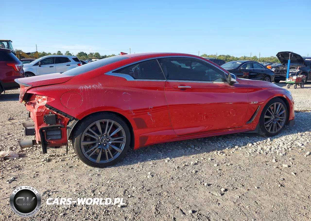 2017 Infiniti Q60 Red Sport 400 VIN:JN1FV7EK7HM610693 - 3
