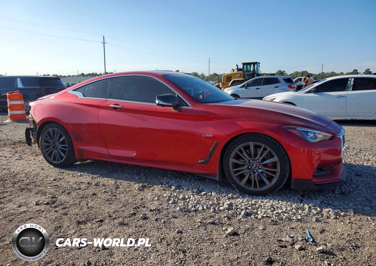 2017 Infiniti Q60 Red Sport 400 VIN:JN1FV7EK7HM610693 - 4