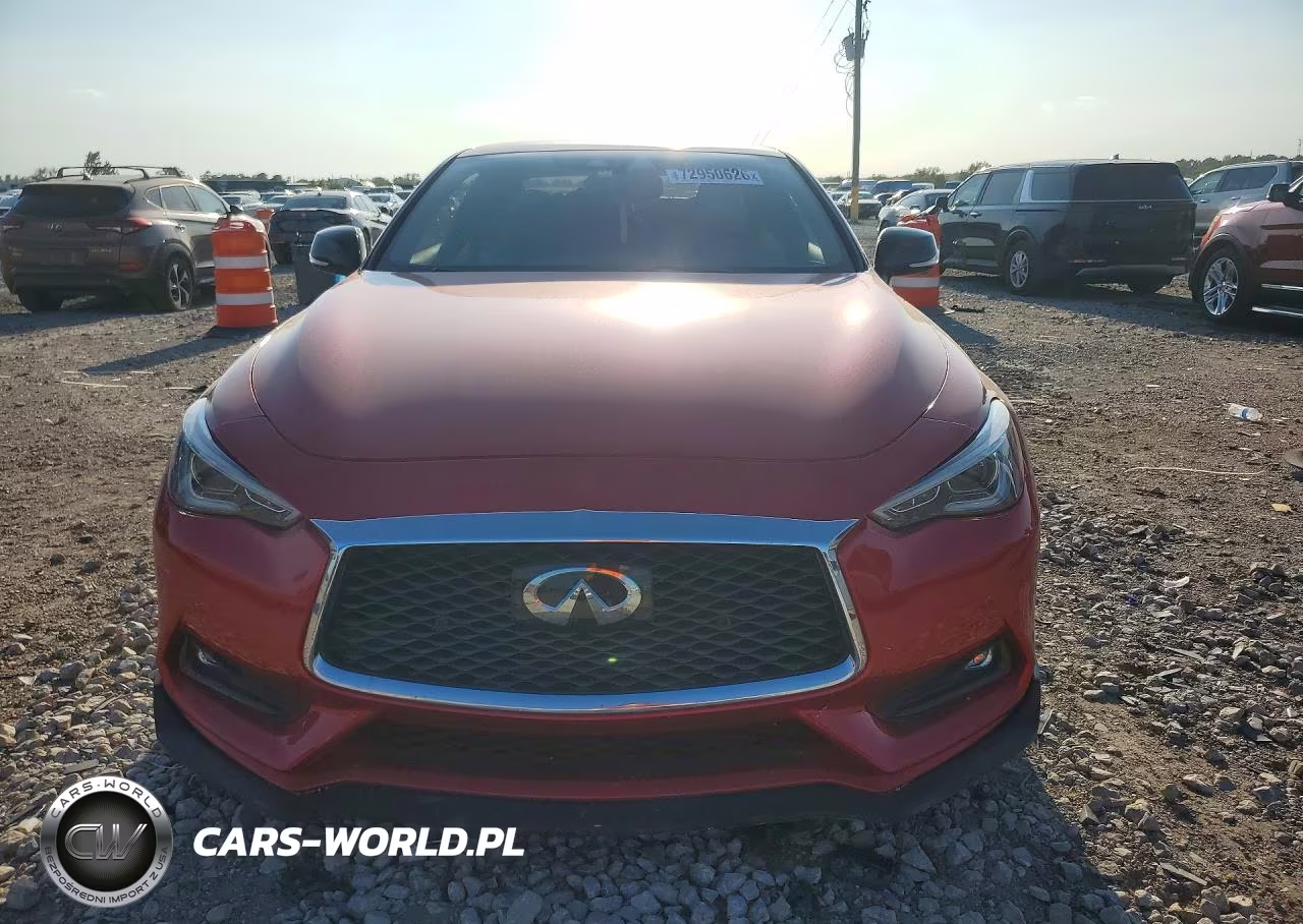 2017 Infiniti Q60 Red Sport 400 VIN:JN1FV7EK7HM610693 - 5
