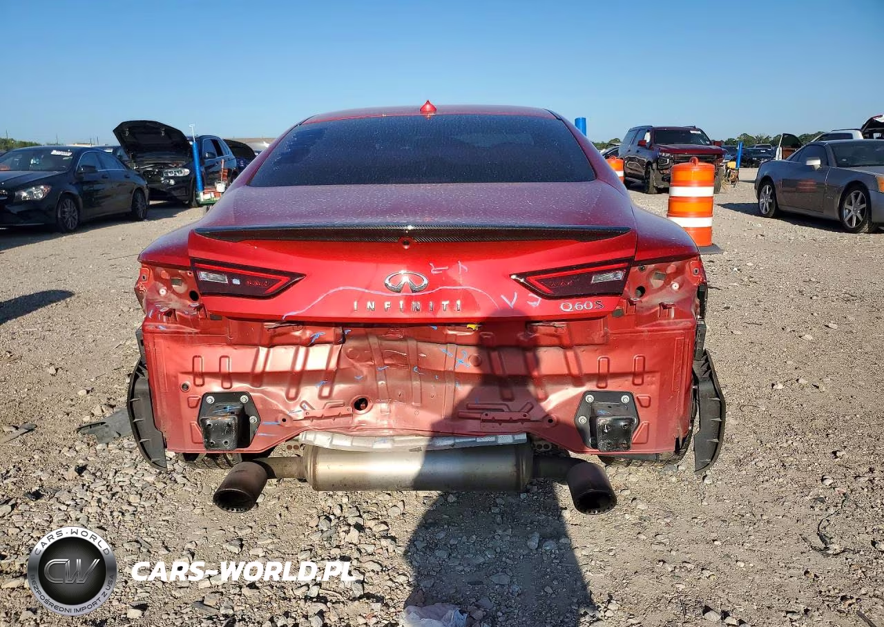 2017 Infiniti Q60 Red Sport 400 VIN:JN1FV7EK7HM610693 - 6