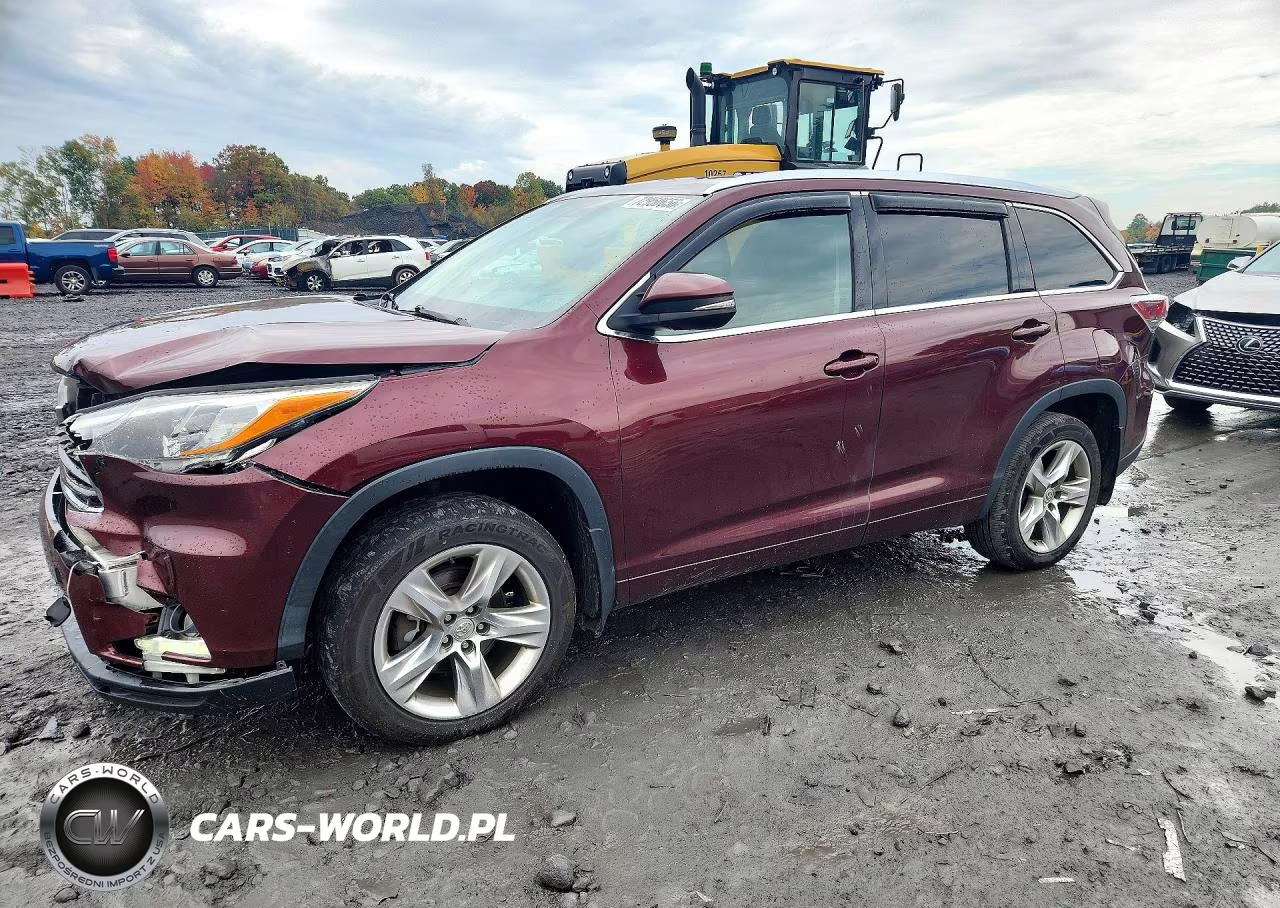 2014 Toyota Highlander Limited VIN:5TDDKRFH4ES053303 - 1