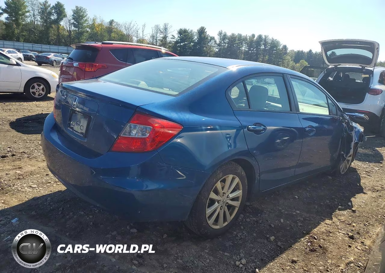 2012 Honda Civic Exl VIN:2HGFB2F95CH546719 - 3