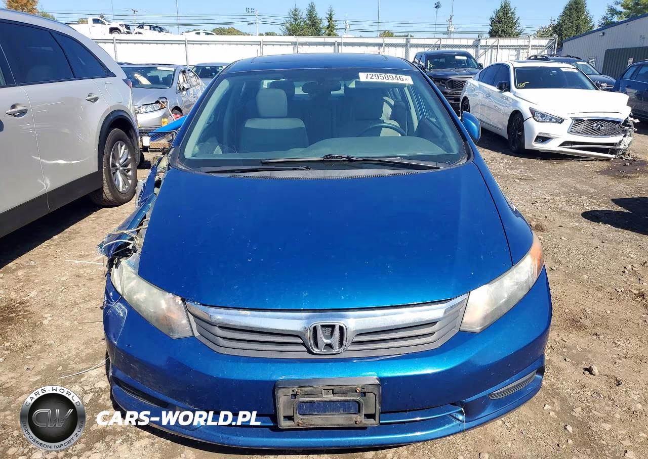 2012 Honda Civic Exl VIN:2HGFB2F95CH546719 - 5