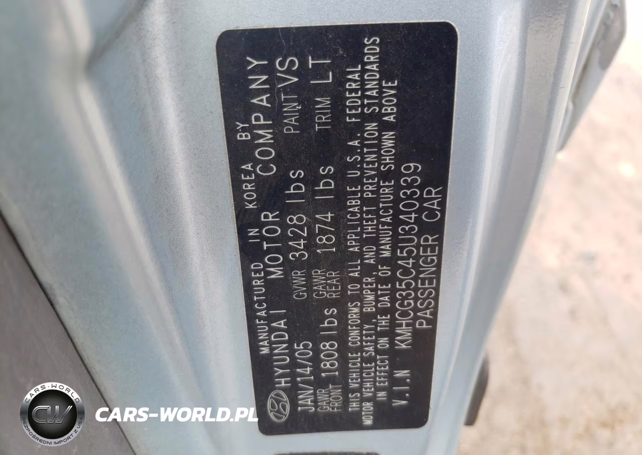 2005 Hyundai Accent Gs VIN:KMHCG35C45U340339 - 12