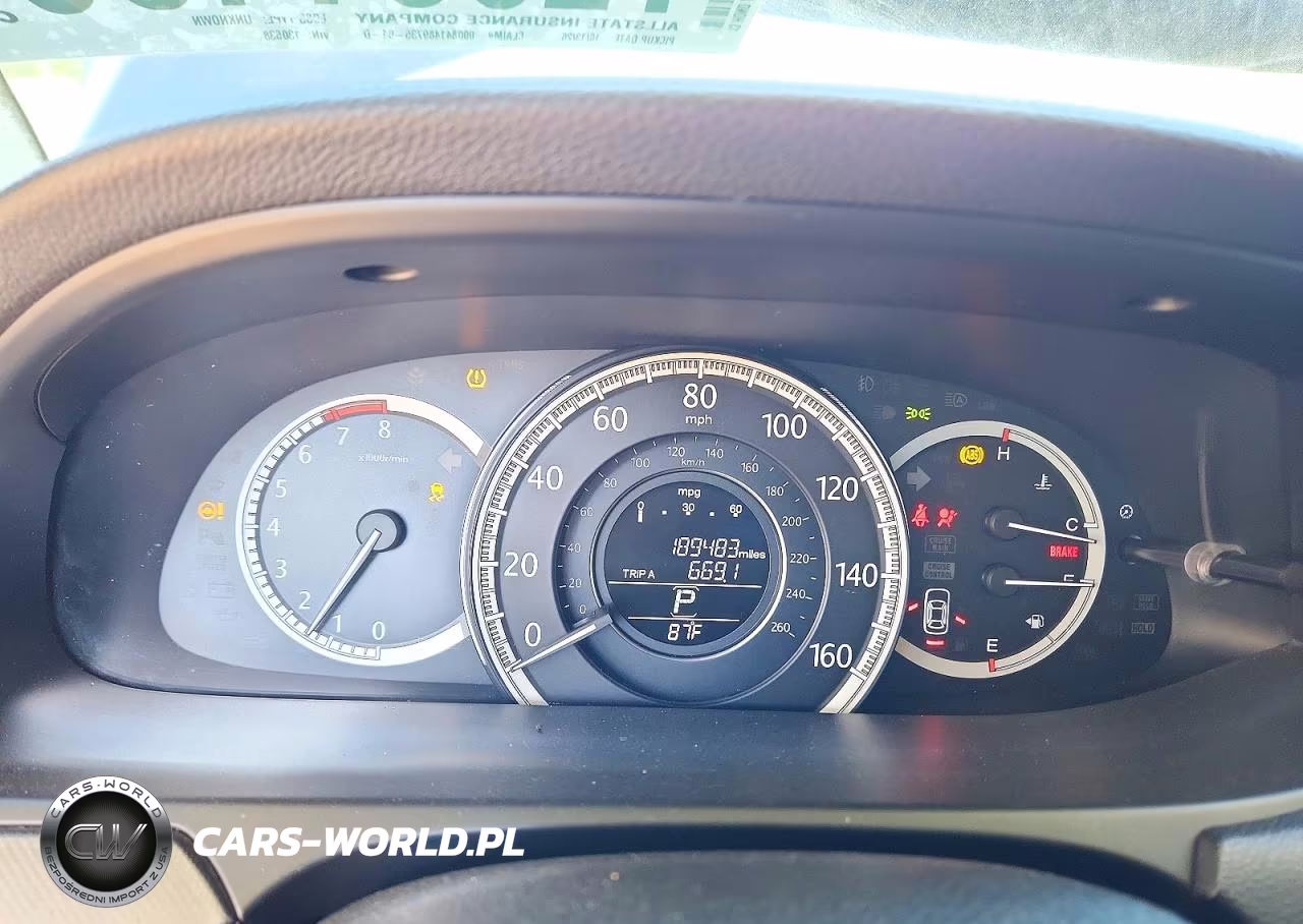 2013 Honda Accord Lx VIN:1HGCR2F30DA130538 - 9