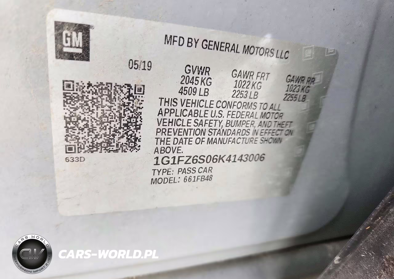 2019 Chevrolet Bolt Ev Premier VIN:1G1FZ6S06K4143006 - 14