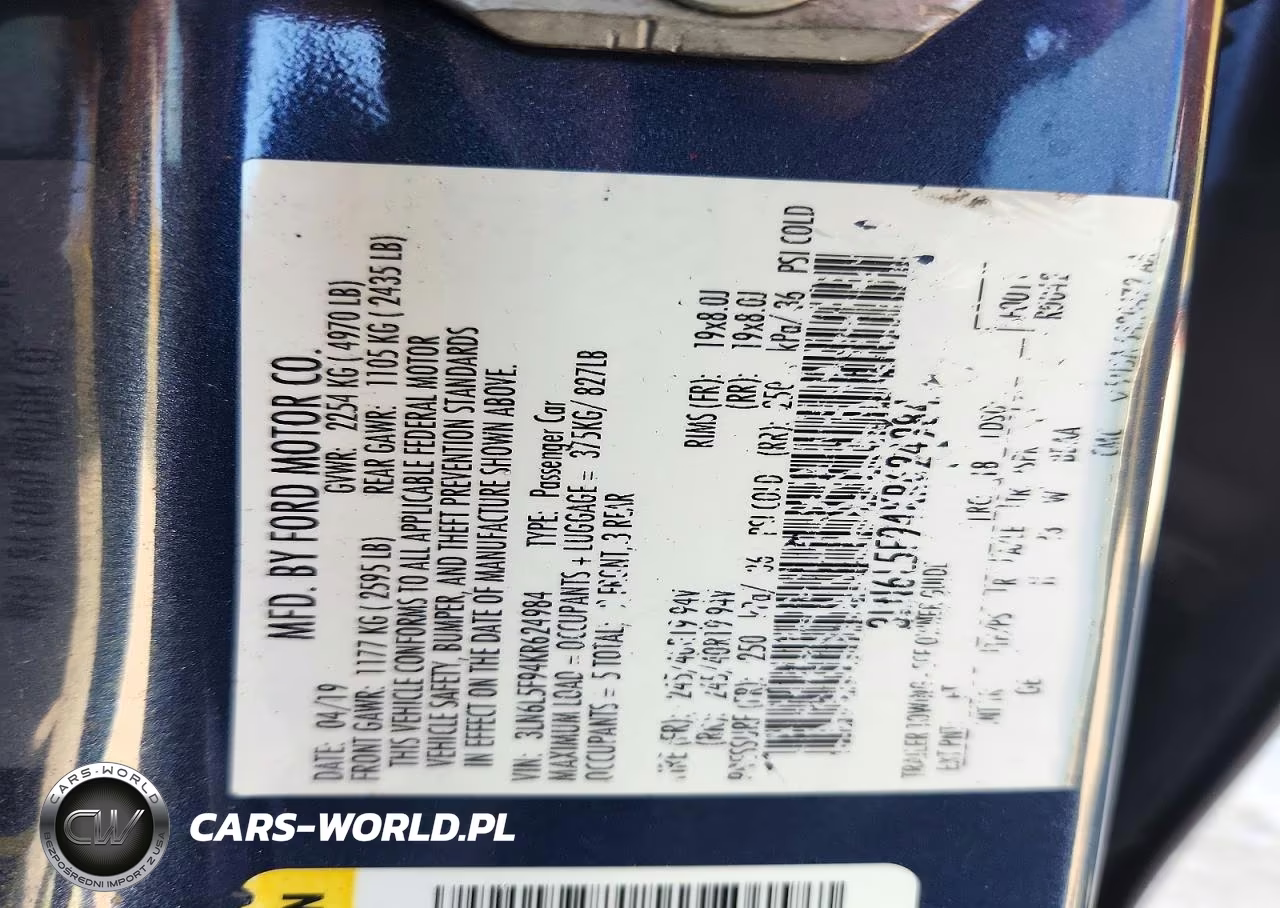 2019 Lincoln Mkz Reserve Ii VIN:3LN6L5F94KR624984 - 12