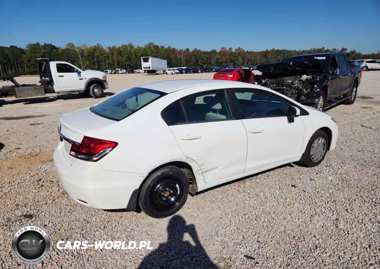 2014 Honda Civic Lx VIN:19XFB2F54EE017465 - 3