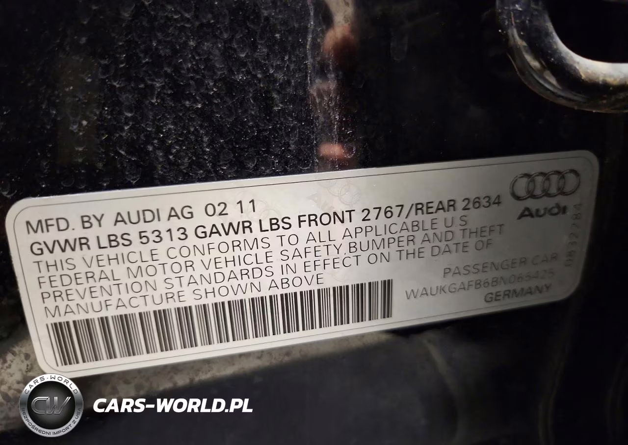 2011 Audi A6 Prestige VIN:WAUKGAFB6BN065425 - 12