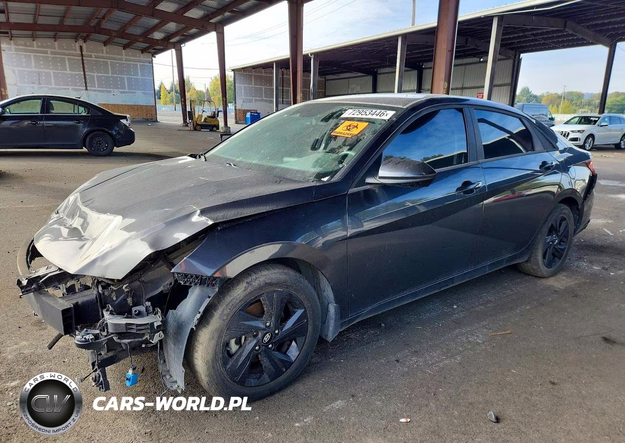 2022 Hyundai Elantra Sel VIN:5NPLM4AG2NH076933 - 1