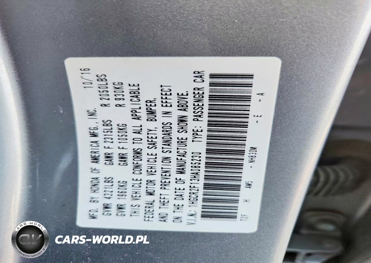 2017 Honda Accord Sport Special Edition VIN:1HGCR2F13HA085230 - 12