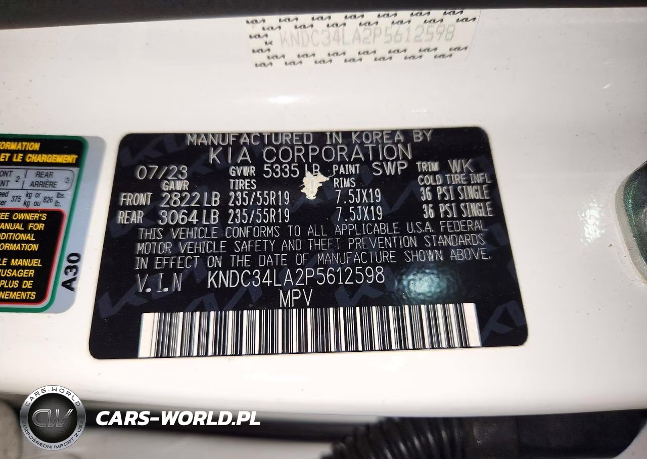 2023 Kia Ev6 Wind VIN:KNDC34LA2P5612598 - 13