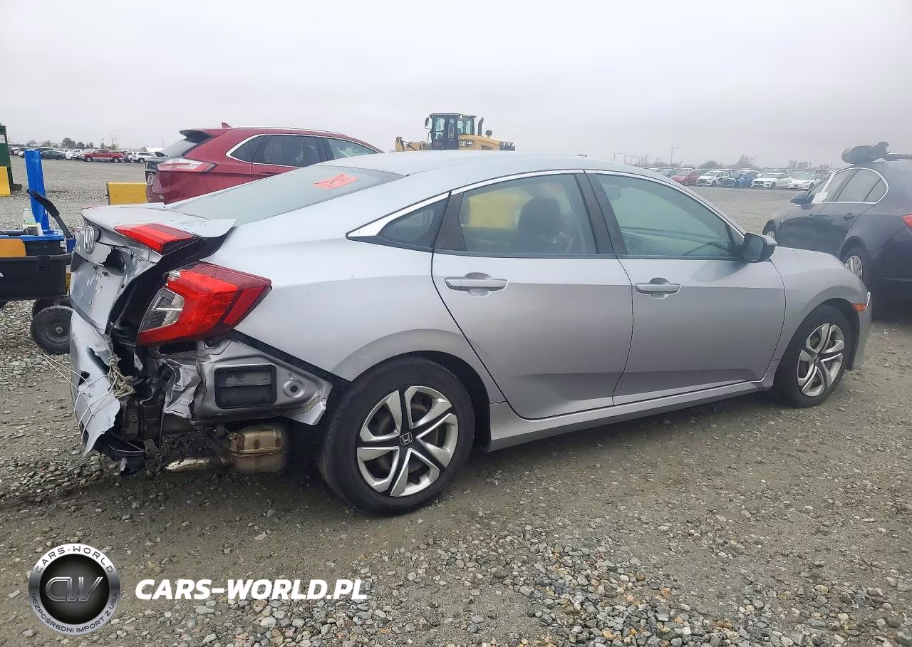 2017 Honda Civic Lx VIN:19XFC2F54HE025020 - 3