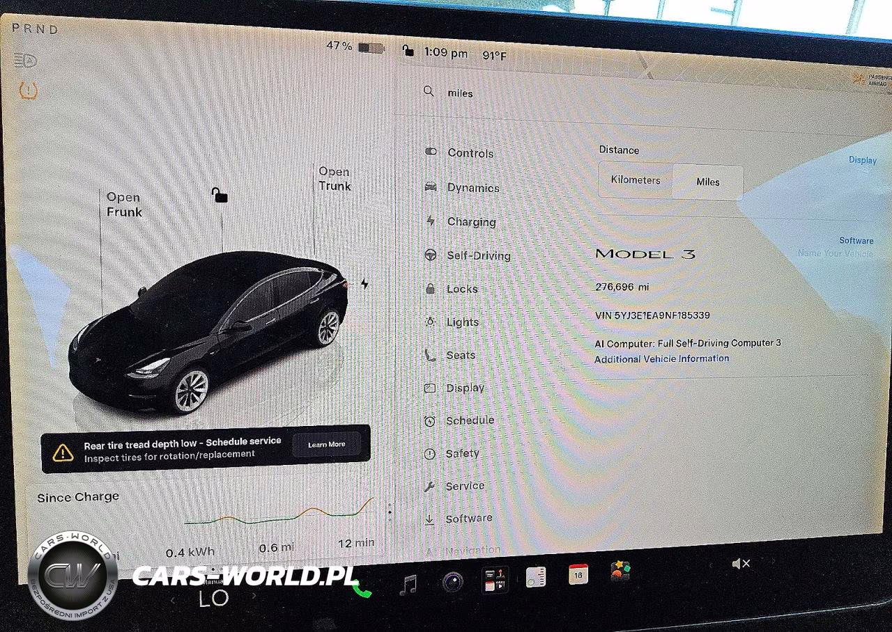 2022 Tesla Model 3 VIN:5YJ3E1EA9NF185339 - 9