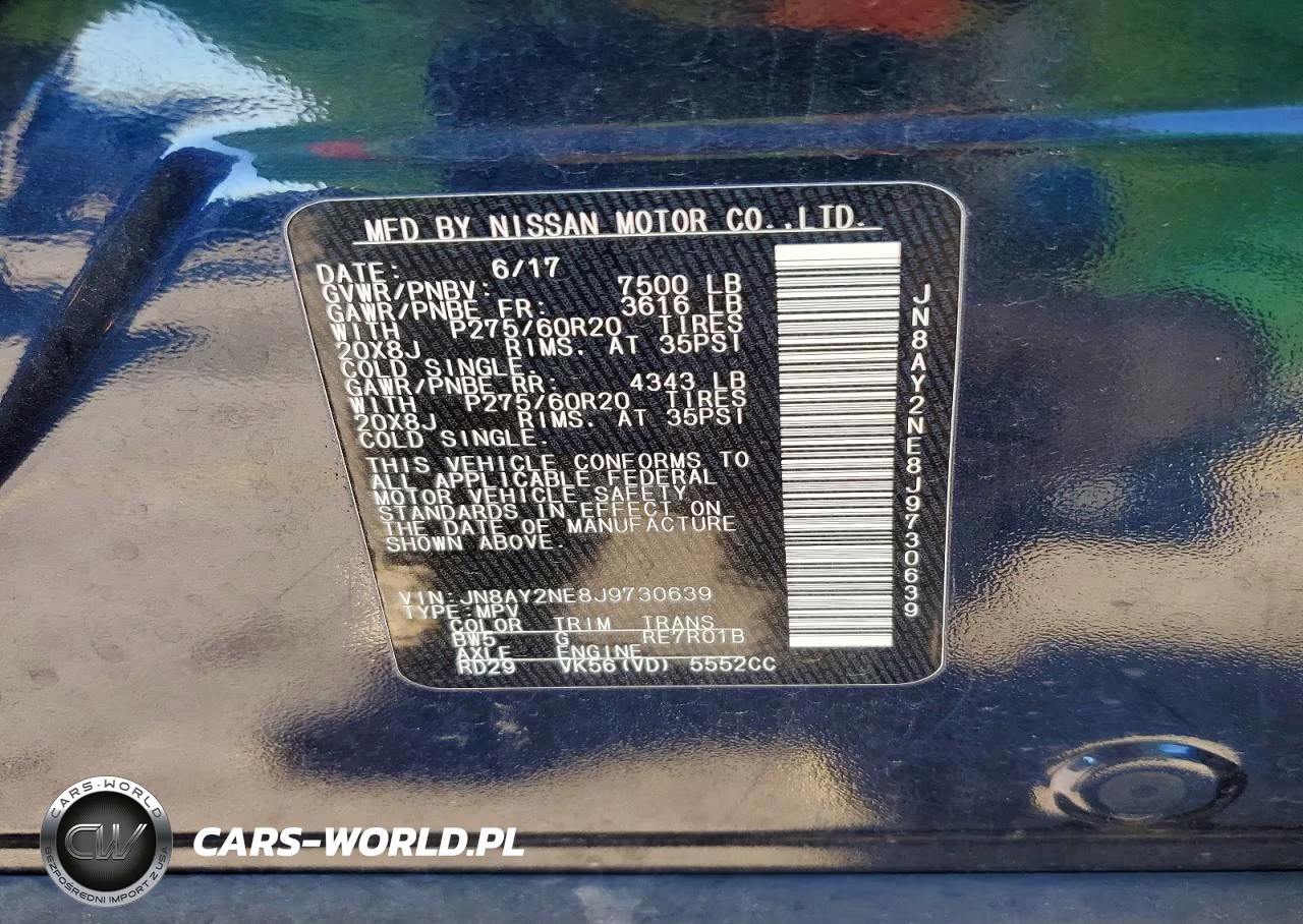 2018 Nissan Armada Platinum VIN:JN8AY2NE8J9730639 - 14