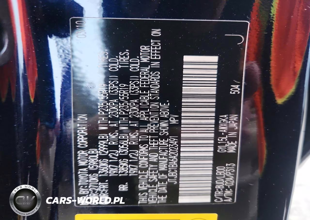 2010 Lexus Rx 450H VIN:JTJBC1BA6A2023491 - 13