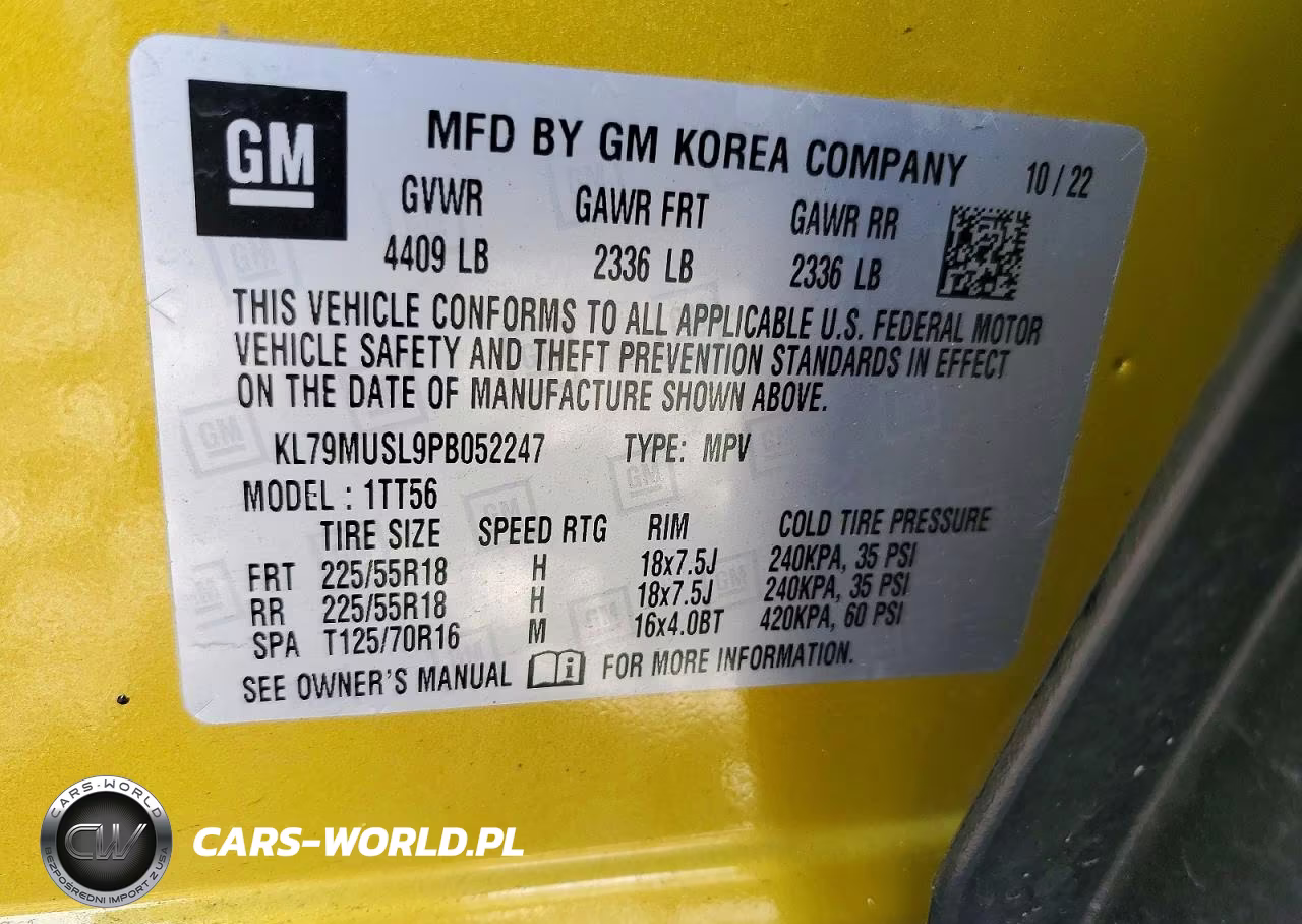 2023 Chevrolet Trailblazer Rs VIN:KL79MUSL9PB052247 - 14