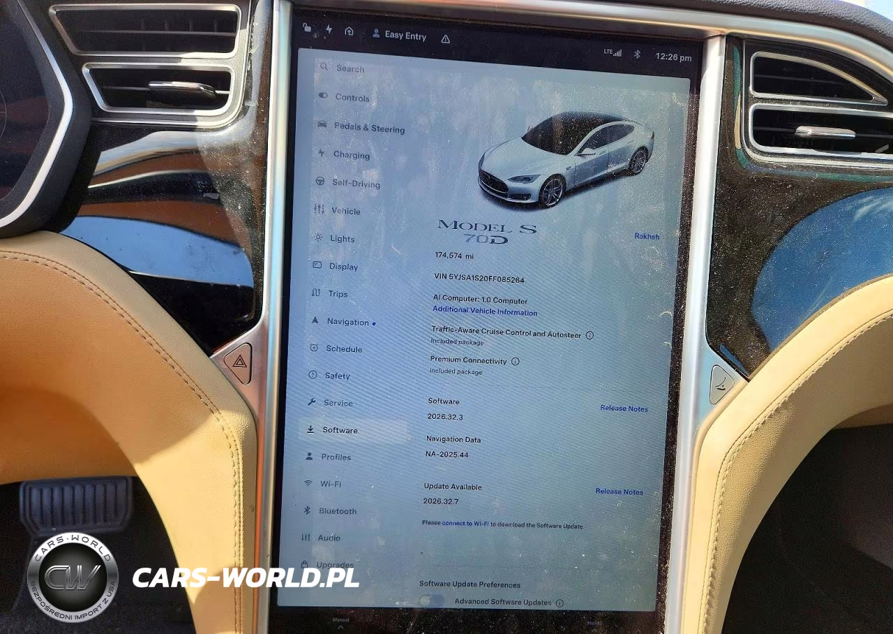 2015 Tesla Model S 70D VIN:5YJSA1S20FF085264 - 9