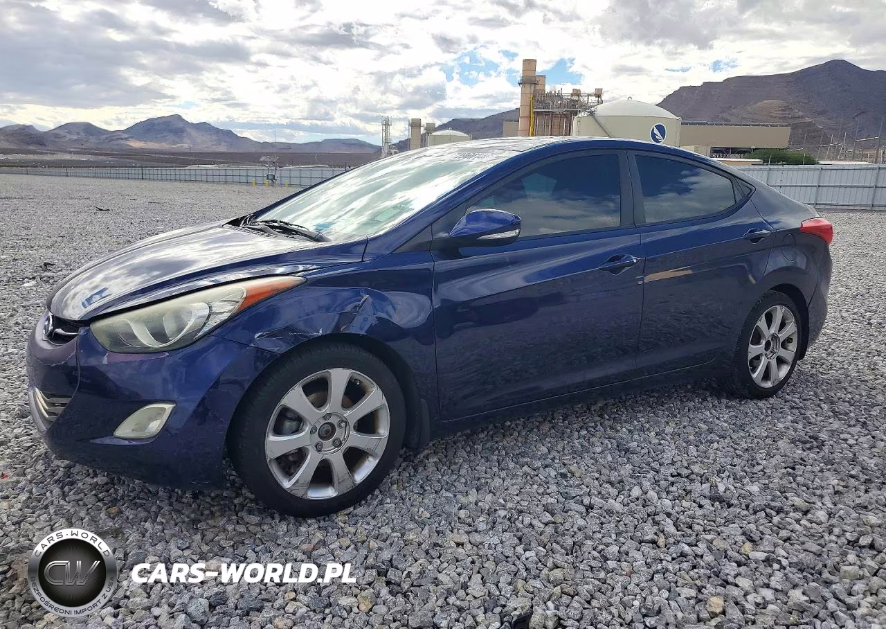 2013 Hyundai Elantra Limited VIN:5NPDH4AE5DH184906 - 1