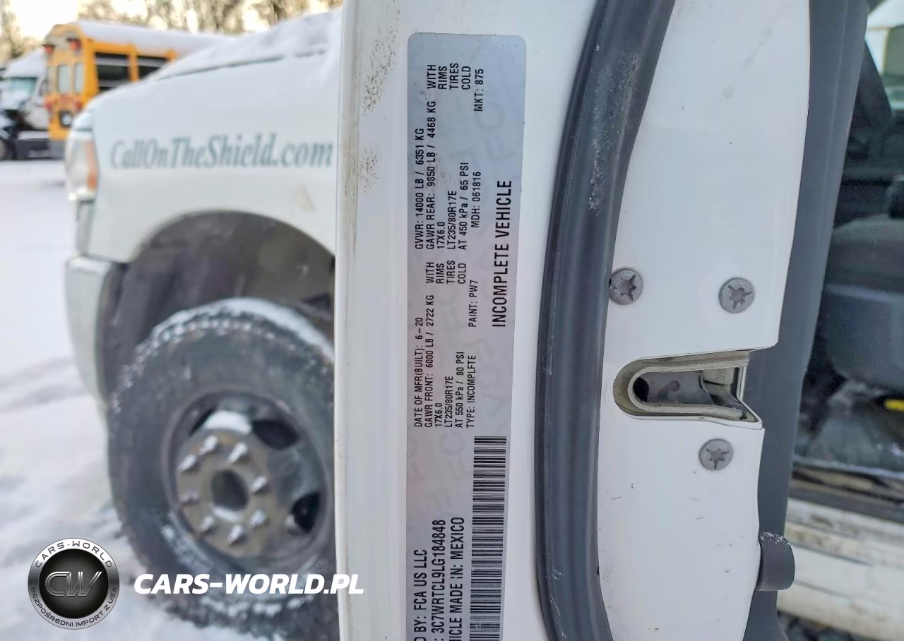 2020 Ram 3500 Utility - Service Truck VIN:3C7WRTCL9LG184848 - 12