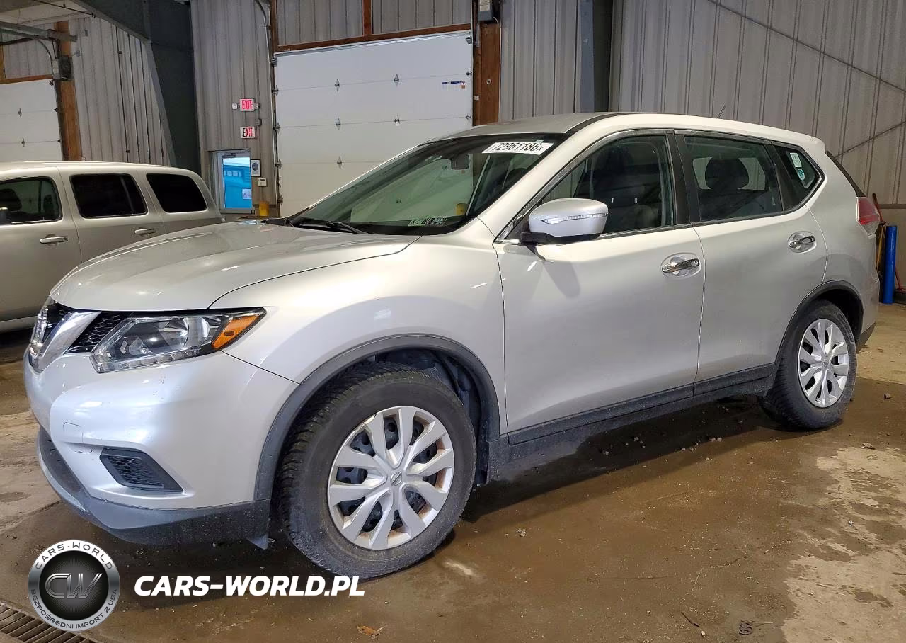 2015 Nissan Rogue S VIN:KNMAT2MV7FP526008 - 1