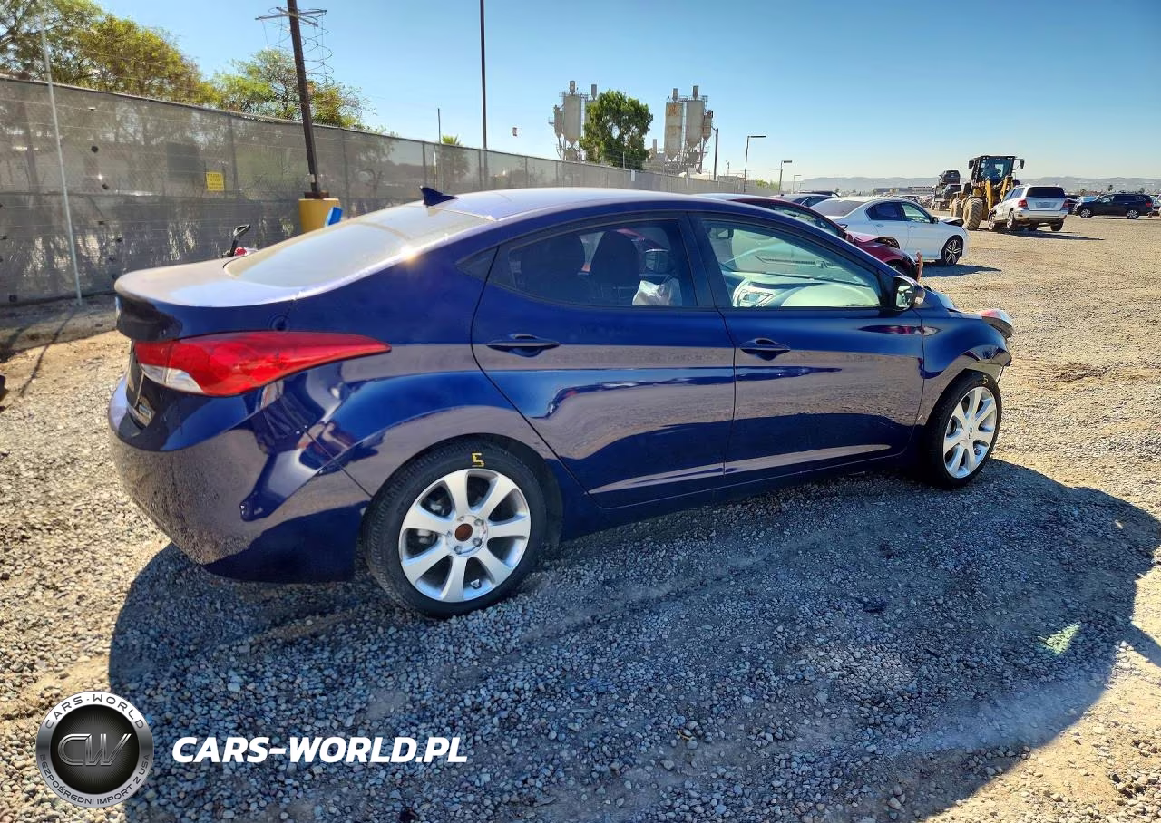 2012 Hyundai Elantra Limited VIN:5NPDH4AE5CH095237 - 3