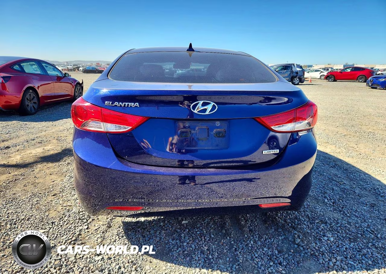2012 Hyundai Elantra Limited VIN:5NPDH4AE5CH095237 - 6