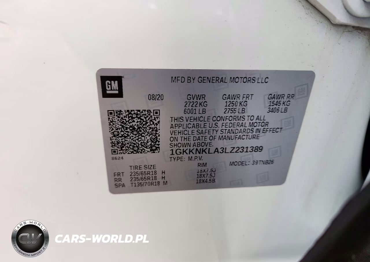 2020 GMC Acadia Sle VIN:1GKKNKLA3LZ231389 - 13