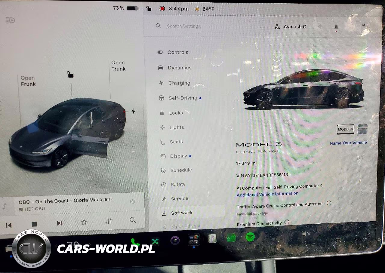 2024 Tesla Model 3 VIN:5YJ3E1EA4RF835118 - 9