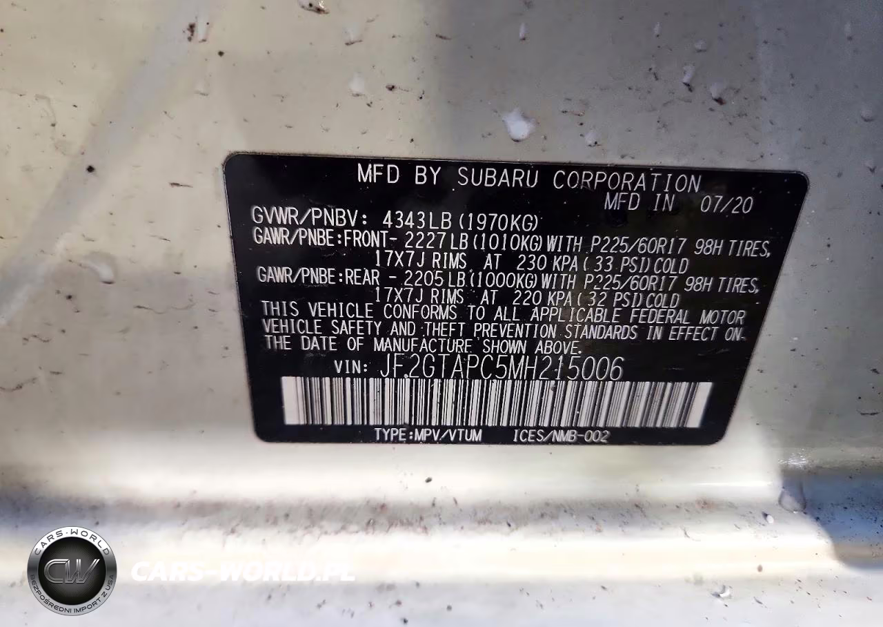 2021 Subaru Crosstrek Premium VIN:JF2GTAPC5MH215006 - 13