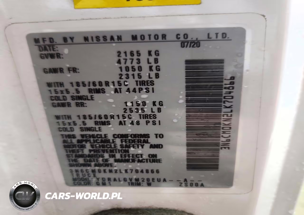 2020 Nissan Nv200 Sv VIN:3N6CM0KN2LK704866 - 13