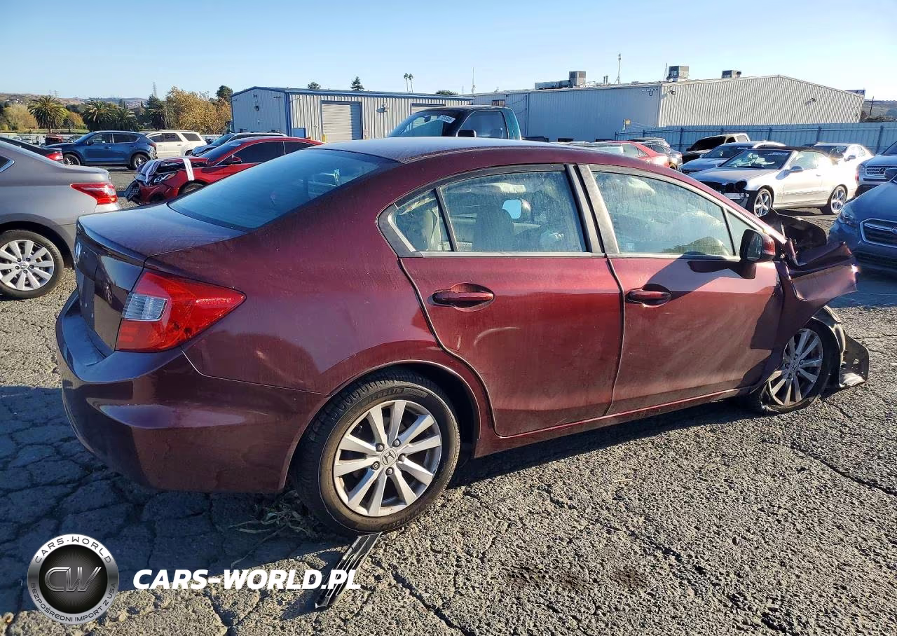 2012 Honda Civic Exl VIN:2HGFB2F97CH543417 - 3